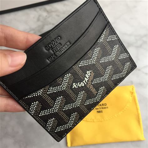 goyard luxury card holder|authentic goyard card holder.